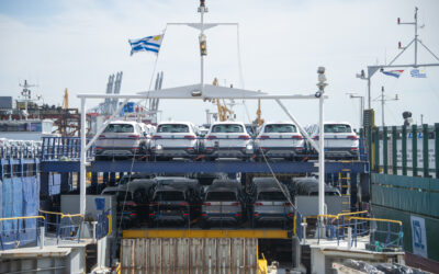 PUERTO DE MONTEVIDEO REGISTRÓ RÉCORD EN OPERATIVA DE VEHÍCULOS DESTINADOS A EXPORTACIÓN.